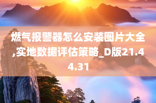 燃气报警器怎么安装图片大全,实地数据评估策略_D版21.44.31