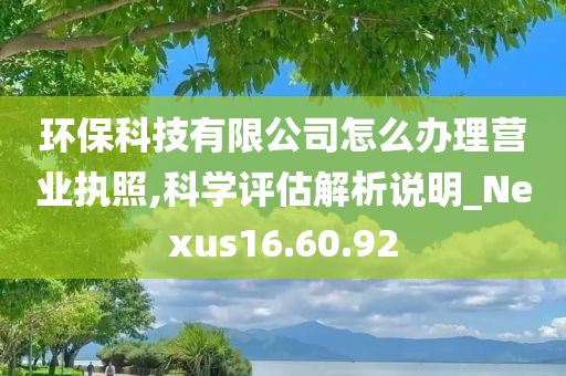 环保科技有限公司怎么办理营业执照,科学评估解析说明_Nexus16.60.92