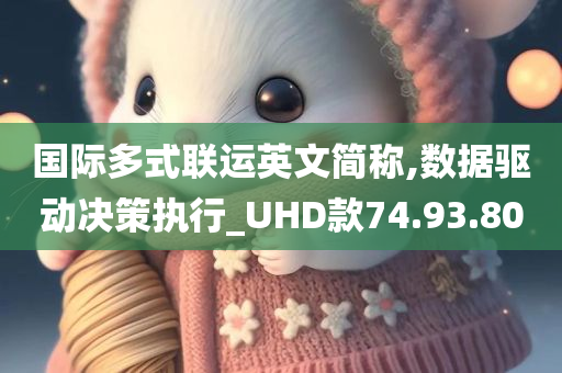 国际多式联运英文简称,数据驱动决策执行_UHD款74.93.80