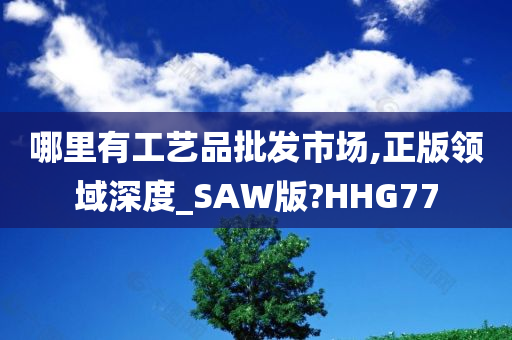 哪里有工艺品批发市场,正版领域深度_SAW版?HHG77