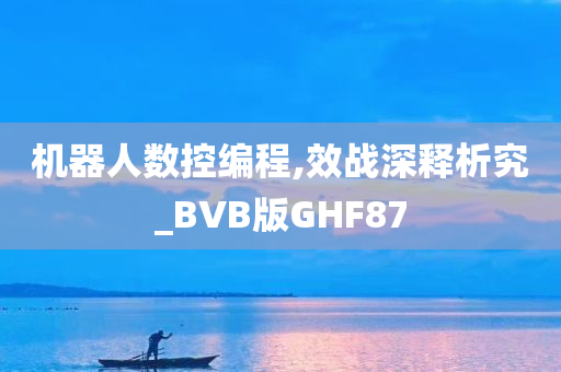 机器人数控编程,效战深释析究_BVB版GHF87