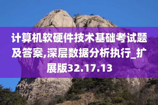 计算机软硬件技术基础考试题及答案,深层数据分析执行_扩展版32.17.13