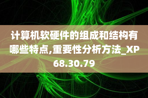 计算机软硬件的组成和结构有哪些特点,重要性分析方法_XP68.30.79