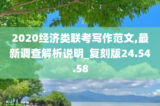 2020经济类联考写作范文,最新调查解析说明_复刻版24.54.58