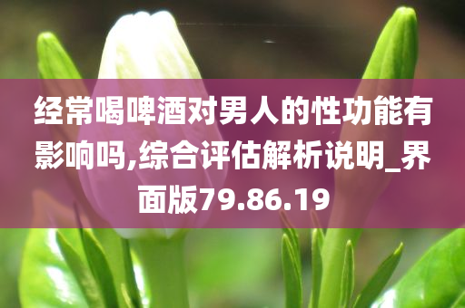 经常喝啤酒对男人的性功能有影响吗,综合评估解析说明_界面版79.86.19