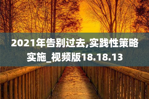 2021年告别过去,实践性策略实施_视频版18.18.13