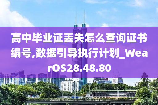 高中毕业证丢失怎么查询证书编号,数据引导执行计划_WearOS28.48.80