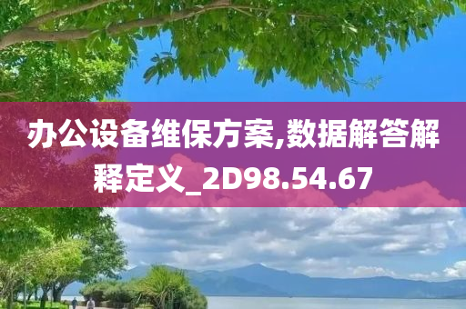 办公设备维保方案,数据解答解释定义_2D98.54.67