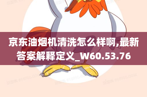 京东油烟机清洗怎么样啊,最新答案解释定义_W60.53.76