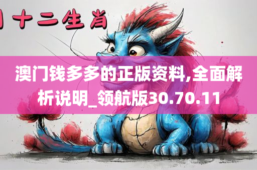 澳门钱多多的正版资料,全面解析说明_领航版30.70.11