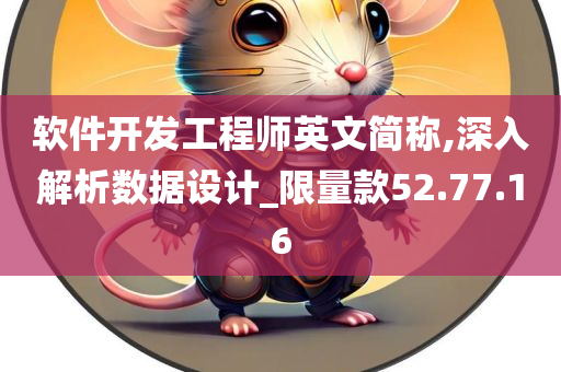 软件开发工程师英文简称,深入解析数据设计_限量款52.77.16