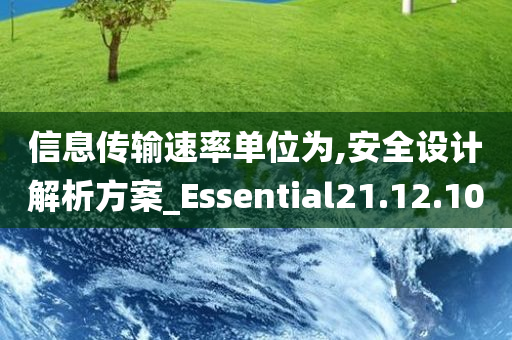 信息传输速率单位为,安全设计解析方案_Essential21.12.10