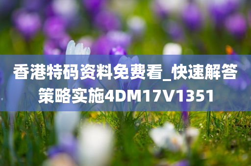 香港特码资料免费看_快速解答策略实施4DM17V1351