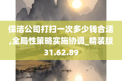 保洁公司打扫一次多少钱合适,全局性策略实施协调_精装版31.62.89