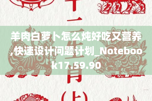 羊肉白萝卜怎么炖好吃又营养,快速设计问题计划_Notebook17.59.90