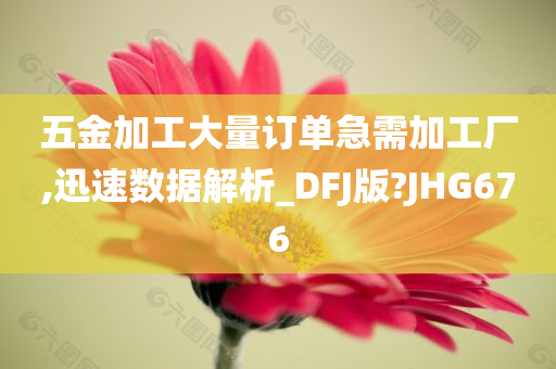 五金加工大量订单急需加工厂,迅速数据解析_DFJ版?JHG676