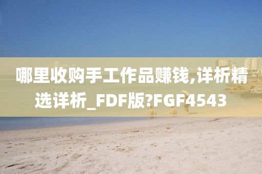 哪里收购手工作品赚钱,详析精选详析_FDF版?FGF4543