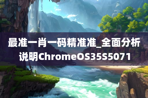 最准一肖一码精准准_全面分析说明ChromeOS35S5071