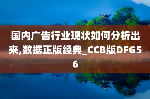 国内广告行业现状如何分析出来,数据正版经典_CCB版DFG56