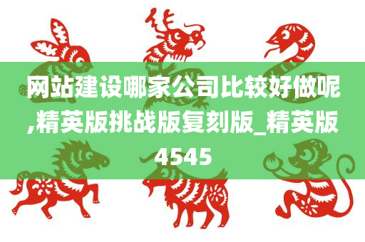 网站建设哪家公司比较好做呢,精英版挑战版复刻版_精英版4545