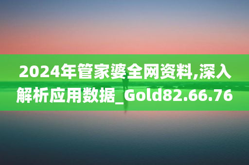 2024年管家婆全网资料,深入解析应用数据_Gold82.66.76