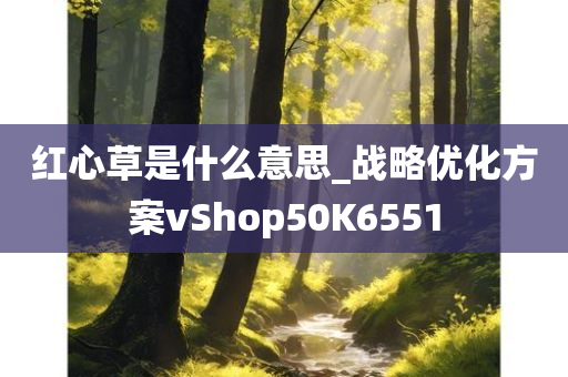 红心草是什么意思_战略优化方案vShop50K6551