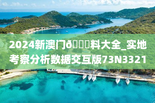 2024新澳门🐎料大全_实地考察分析数据交互版73N3321