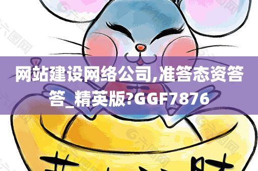 网站建设网络公司,准答态资答答_精英版?GGF7876