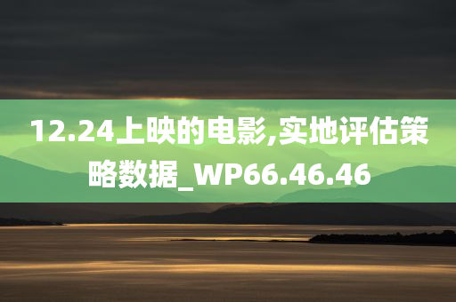 12.24上映的电影,实地评估策略数据_WP66.46.46