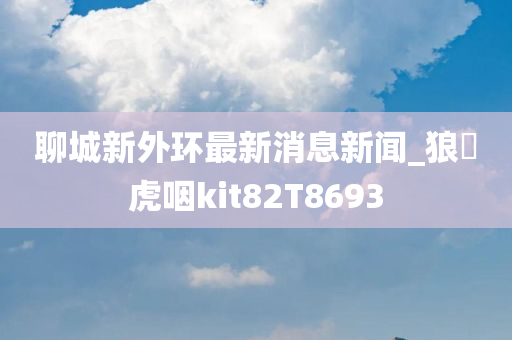 聊城新外环最新消息新闻_狼飡虎咽kit82T8693