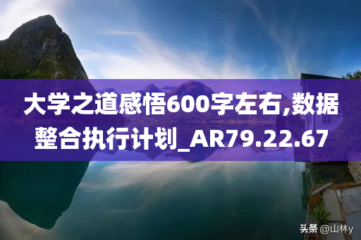 大学之道感悟600字左右,数据整合执行计划_AR79.22.67