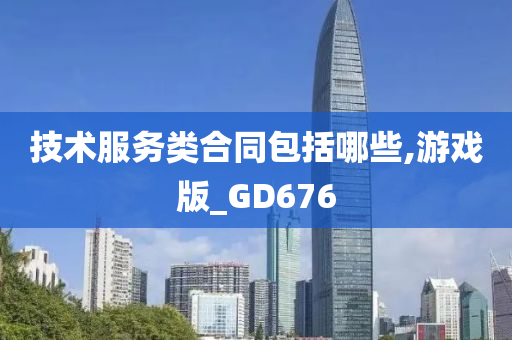 技术服务类合同包括哪些,游戏版_GD676