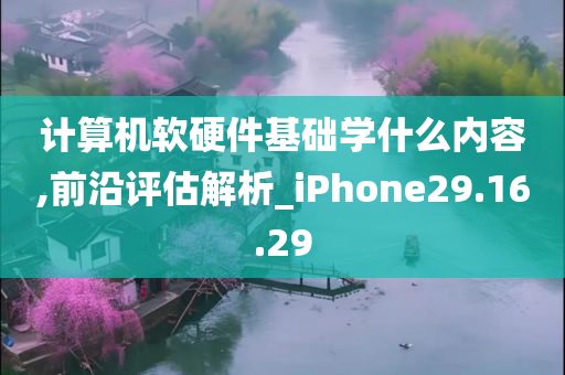 计算机软硬件基础学什么内容,前沿评估解析_iPhone29.16.29