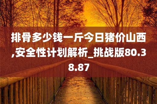 排骨多少钱一斤今日猪价山西,安全性计划解析_挑战版80.38.87