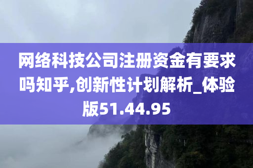 网络科技公司注册资金有要求吗知乎,创新性计划解析_体验版51.44.95