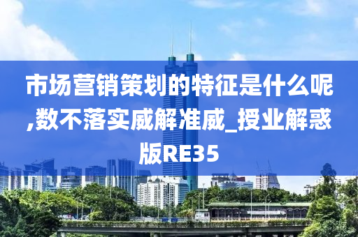 市场营销策划的特征是什么呢,数不落实威解准威_授业解惑版RE35