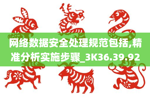 网络数据安全处理规范包括,精准分析实施步骤_3K36.39.92