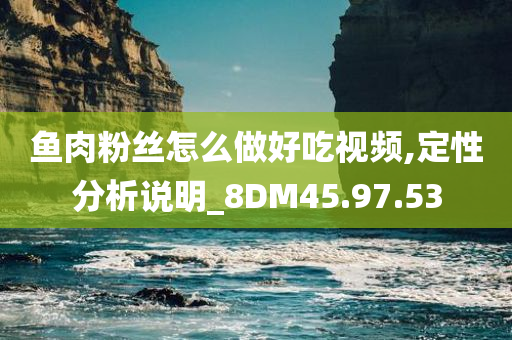 鱼肉粉丝怎么做好吃视频,定性分析说明_8DM45.97.53