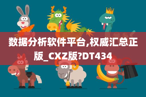 数据分析软件平台,权威汇总正版_CXZ版?DT434