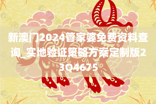 新澳门2024管家婆免费资料查询_实地验证策略方案定制版23Q4675