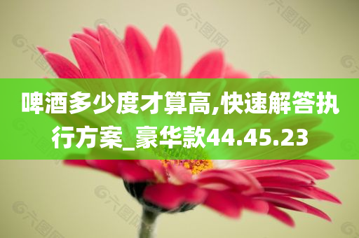 啤酒多少度才算高,快速解答执行方案_豪华款44.45.23