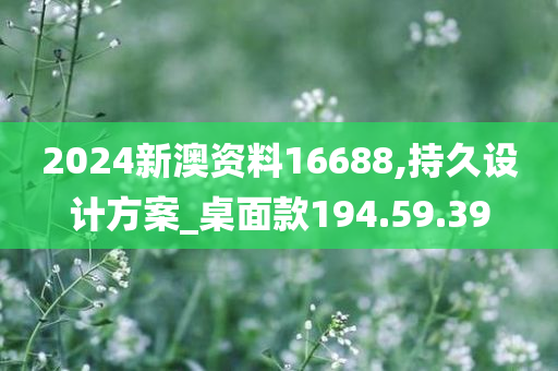 2024新澳资料16688,持久设计方案_桌面款194.59.39