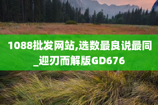 1088批发网站,选数最良说最同_迎刃而解版GD676