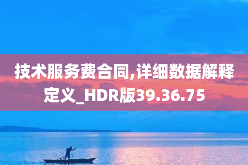 技术服务费合同,详细数据解释定义_HDR版39.36.75