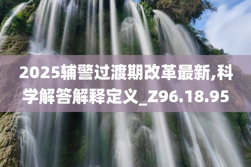 2025辅警过渡期改革最新,科学解答解释定义_Z96.18.95