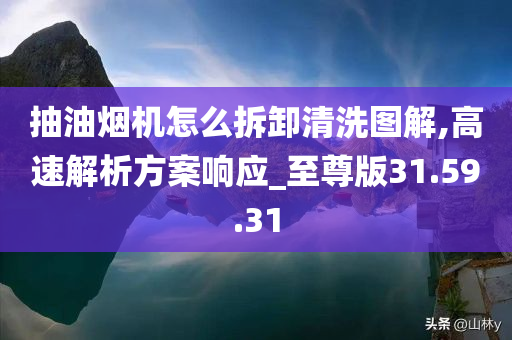 抽油烟机怎么拆卸清洗图解,高速解析方案响应_至尊版31.59.31