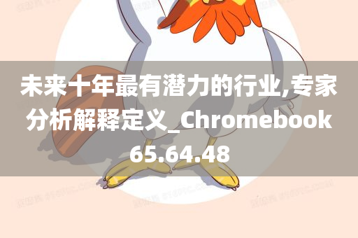 未来十年最有潜力的行业,专家分析解释定义_Chromebook65.64.48