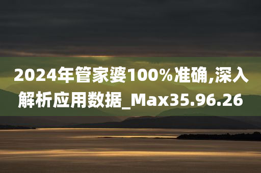 2024年管家婆100%准确,深入解析应用数据_Max35.96.26