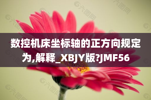 数控机床坐标轴的正方向规定为,解释_XBJY版?JMF56