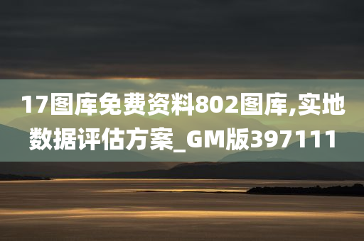 17图库免费资料802图库,实地数据评估方案_GM版397111